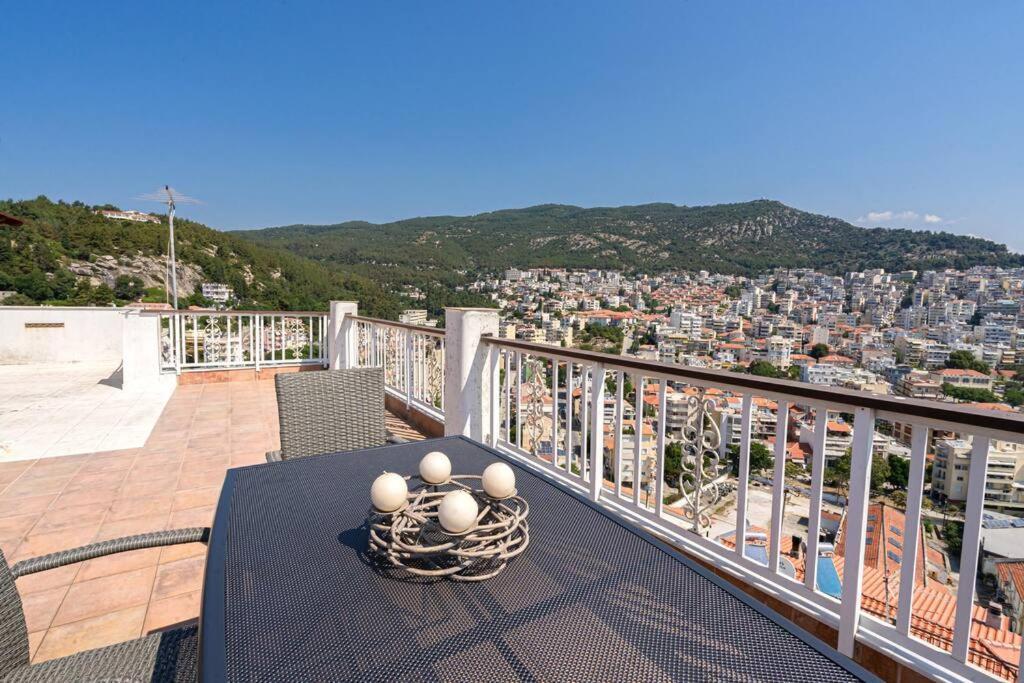 Finas Penthouse,Private Terrace,Great View,Mins From Sea Apartment Kavála Exterior photo