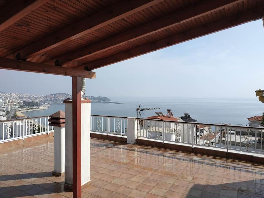 Finas Penthouse,Private Terrace,Great View,Mins From Sea Apartment Kavála Exterior photo