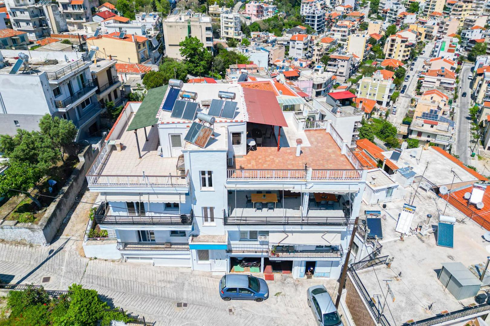 Finas Penthouse,Private Terrace,Great View,Mins From Sea Apartment Kavála Exterior photo