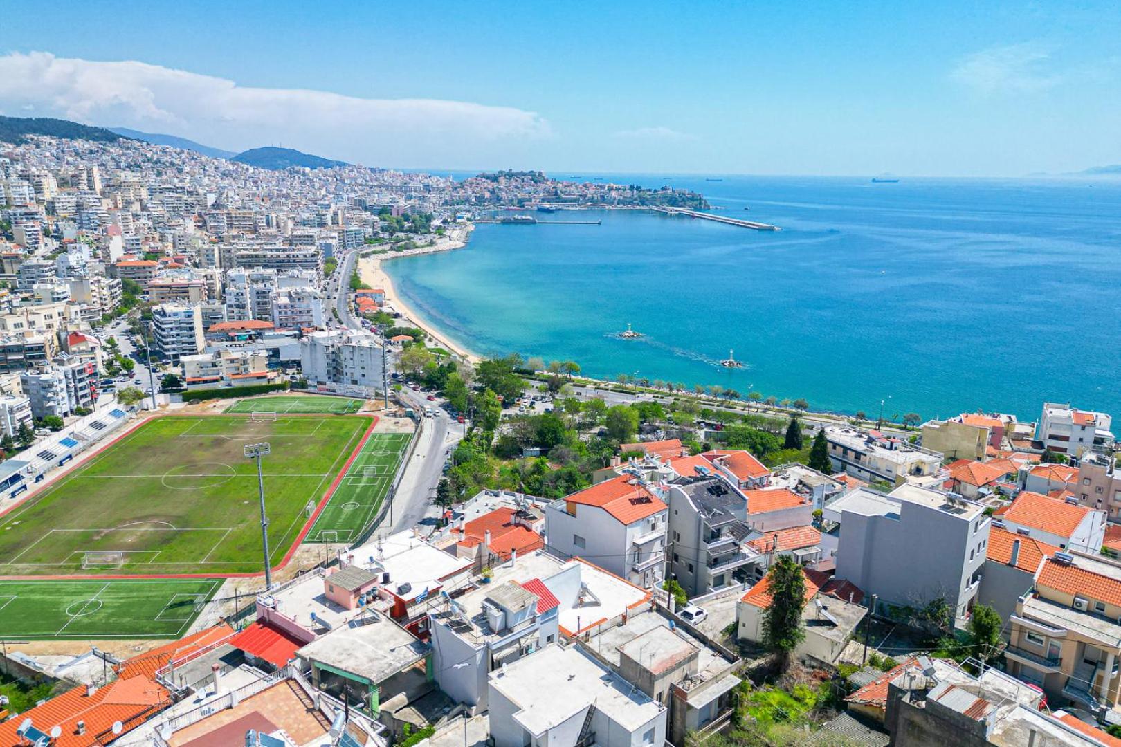 Finas Penthouse,Private Terrace,Great View,Mins From Sea Apartment Kavála Exterior photo