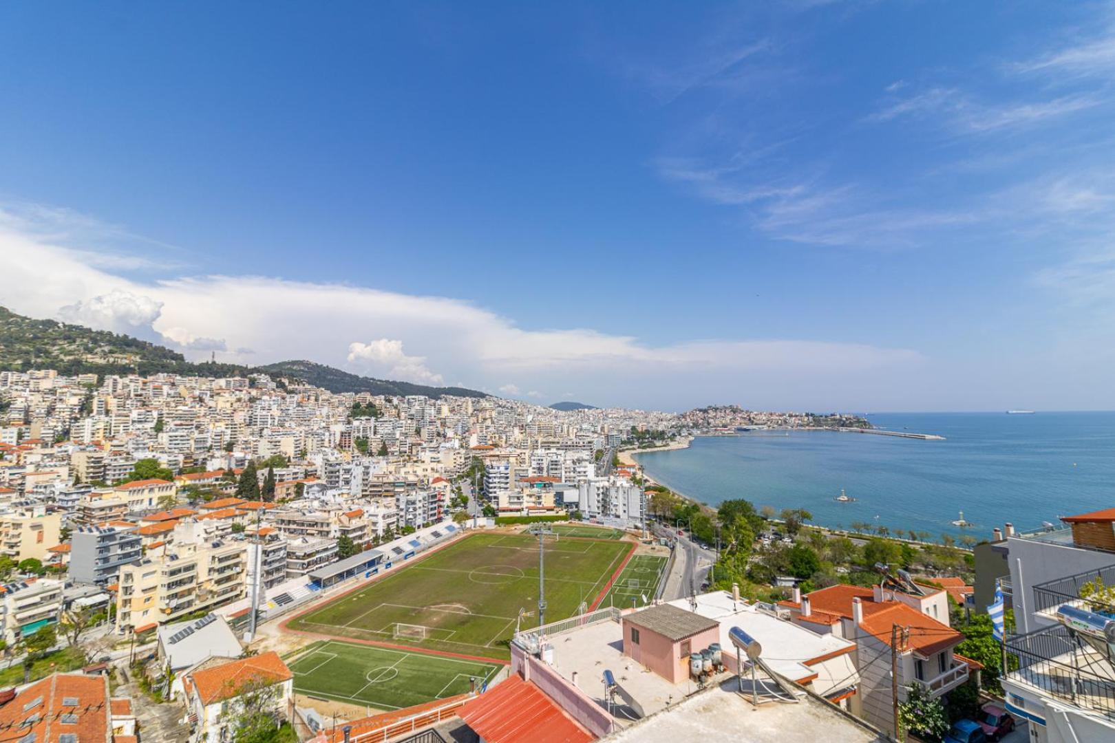 Finas Penthouse,Private Terrace,Great View,Mins From Sea Apartment Kavála Exterior photo